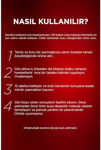 Revitalift Lazer Eyebag Eraser Göz Altı Torba Görünümüne Karşı Etkili Göz Kremi 15ml