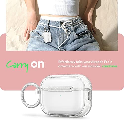 Alternative view of AirPods Pro (2.nesil) ile Uyumlu Kılıf Clear Glitter - ACS05332