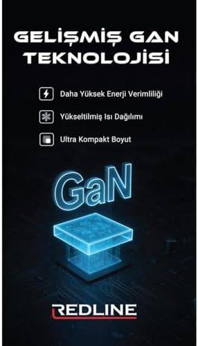Alternative view of 45W GaN Type-C + USB-A Sarj Adaptörü