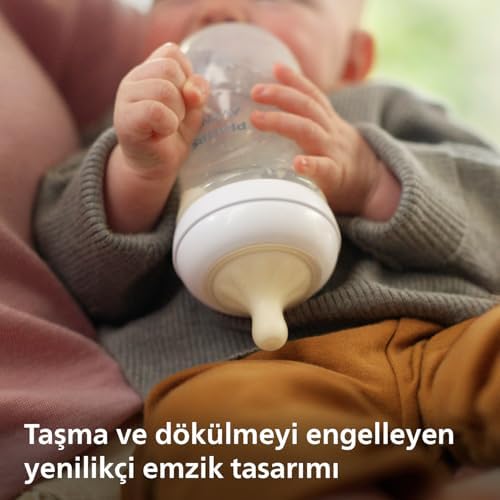 Alternative view of Doğal Tepkili Biberon Emziği, 2’li Paket, 1 Ay+, 3 Numara, Akıtmaz Emzik, Kolik ve Gaz Önleyici, BPA İçermez, SCY963/02