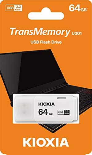 TransMemory U301 64GB USB Bellek – USB 3.2 Gen 1, Beyaz