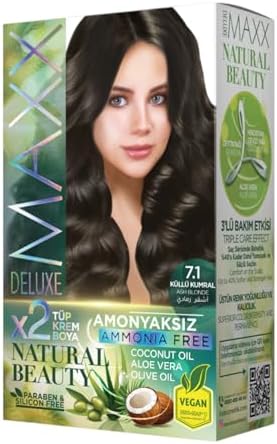 Natural Beauty Amonyaksız Set Saç Boyası 7.1 Küllü Kumral