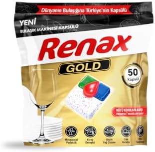 Gold Bulaşık Makinesi Kapsül Deterjanı 50 Adet
