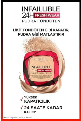 Infaillible 24H Fresh Wear Pudra Fondöten 40 Cashmere