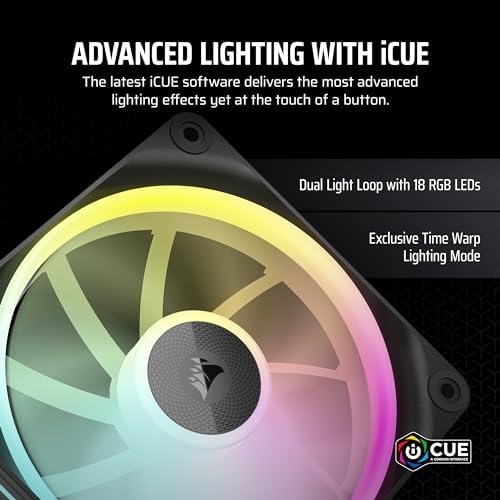 iCUE LINK LX120 RGB 120mm Fan, Tekli Paket (CO-9051025-WW) - Görsel 2