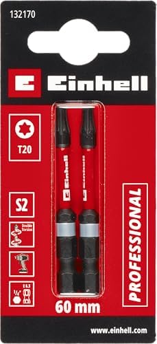 Orijinal Çift Torsiyonlu Darbeli Bit Seti, 2 Parça, 60 mm, T20 (S2 Çelik, Yüksek Dayanıklılık, Çift Torsiyon Etkisi, Kırmızı Renk Halkası, E 6.3 Sap) - 49132170 - Görsel 3