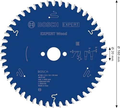 Alternative view of 2608644016 dairesel testere bıçağı Expert for Wood, Mavi, 2608644018, 0 watts, 0 volts