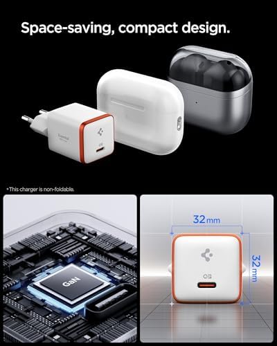 30W USB-C Ultra Mini Hızlı Şarj Aleti PPS Desteği/Isı Düşürücü GaN Destekli Akım Korumalı Güç Adaptörü & & iPad & MacBook Type-C - ACH08449