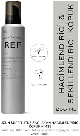 Reference Of Sweden Ref Stockholm-Ref Mousse N°435 250 Ml Uzun Süreli Tutuş Sağlayan Hacimlendirici Köpük