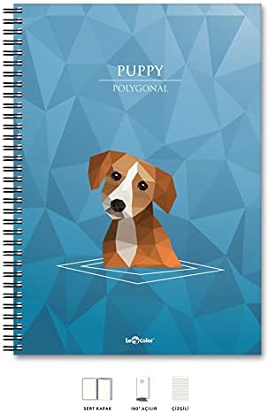 Alternative view of A4 Defter Çizgili 200 syf Köpek Polygonal