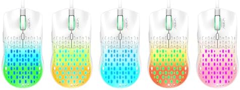 Alternative view of AULA S11 Pro 3600DPI RGB Optik Gaming Mouse, Turuncu