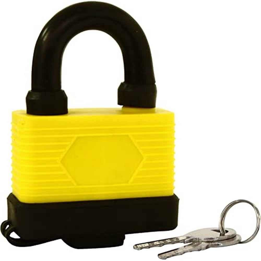 Alternative view of 66515 Weatherproof Padlock, Black, 65 mm