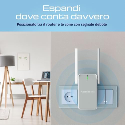 Alternative view of Keenetic Buddy 4 N300 Menzil Genişletici Wi-Fi Mesh Repeater Extender Access Point KN-3211