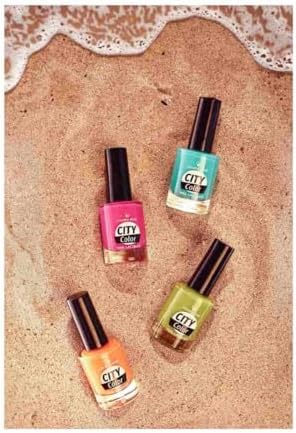 City Nail Lacquer No: 124 - Parlak ve Uzun Süre Kalıcı Oje 10.2 ml