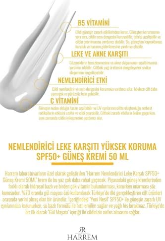 Alternative view of Nemlendirici Leke Karşıtı SPF50+ Güneş kremi 50 ml