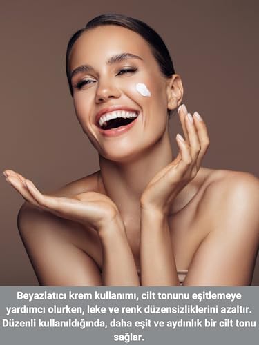 The Vivia Cilt Beyazlatıcı Aydınlatıcı Leke Karşıtı Krem Arbutin Kojik Asit Niasinamid Kolajen Glutatyon 50 ml