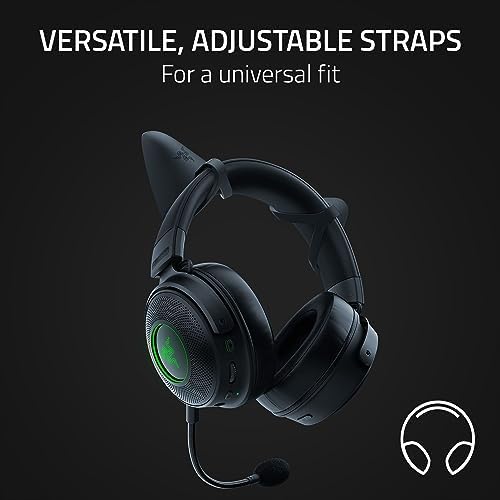 Ears V2 - Evrensel Fit Clip-On Ears Kulaklıklar için (Clip-On Ears, Çok Yönlü, Ayarlanabilir Bantlar, 26 g Hafif Premium Silikon) Siyah