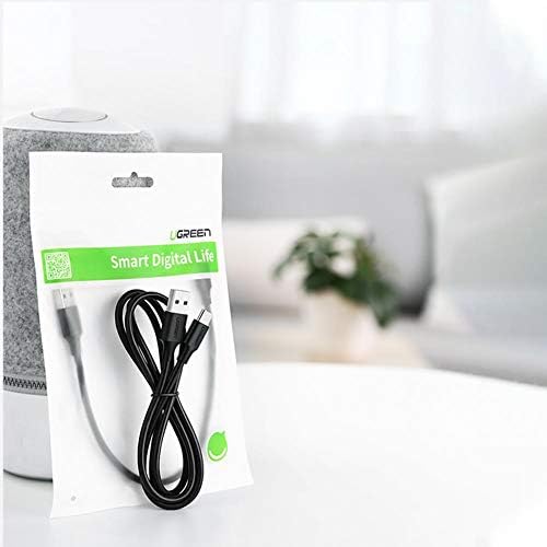 Alternative view of 2.0 A USB-A & USB-C & Şarj ve Data Kablosu, 50 Santimetre, Siyah, 60115