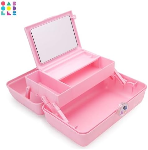 Caboodles Twilight Disco - On-the-go Costmetic Organizer Makyaj ve Aksesuar Taşıma Çantası, Pembe Işıltılı