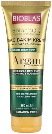 Saç Dökülmesine Karşı Bakım Kremi – Argan Yağlı, Bitkisel Kompleks B19,%74 Bitkisel Serum, Onarıcı & Parlaklık Veren Saç Kremi, 250 ml