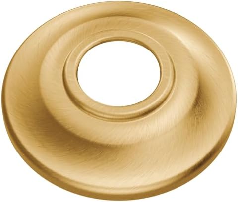Moen AT2199BG Collection Evrensel Standart Duş Kolları için Yedek Flanş, Fırçalanmış Altın