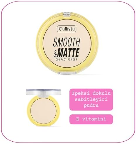 Callista Smooth & Compact Powder Mat Bitişli Toz Pudra - 50 Nude Ivory