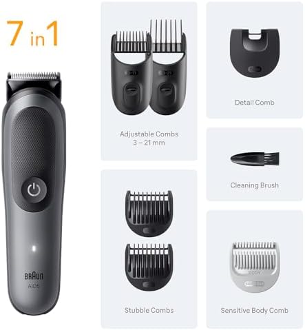 Hepsi Bir Arada Series 5, 7’si 1 arada Tıraş Kiti, Keskin Bıçak, Vücut Tıraşı AIO5520