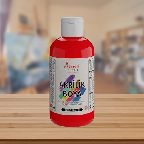 Alternative view of Kırmızı Akrilik Boya 250gr