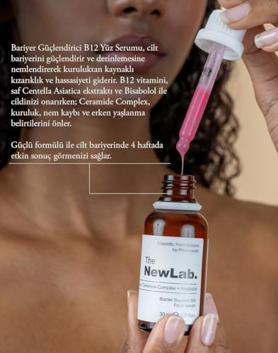Alternative view of The NewLab. Bariyer Güçlendirici & Onarıcı B12 Yüz Serumu Ceramide Complex + Bisabolol 30 ml