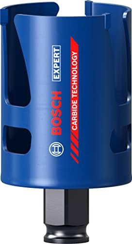 Professional 1x EXPERT Construction Material Delik Açma Testereleri (Yumuşak ahşap, Sunta, Tuğla, Yumuşak döşemeler, Fiber plastik GFK, CFK, Ø 57 mm, Aksesuar Darbeli Matkap/Vidalama) - Görsel 2