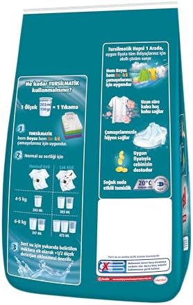 Alternative view of Yoğun Ferahlık Beyazlar ve Renkliler Hepsi1Arada Toz Çamaşır Deterjanı 6KG