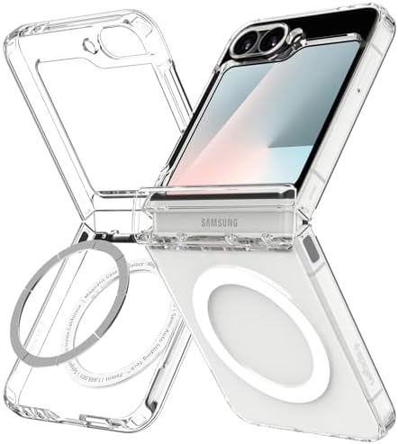 Alternative view of Galaxy Z Flip 7 FE/Z Flip 6 ile Uyumlu ince Kılıf Ultra Hybrid Pro Sararmaya Dayanıklı DuraClear™ Hava Kanalı Teknolojisi™ Askeri Sınıf Koruma Clear Şeffaf Kapak - ACS09806