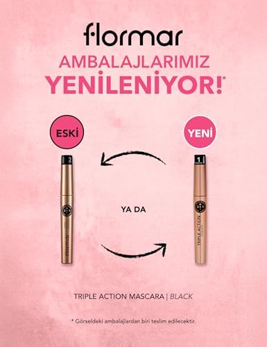 Alternative view of 3 Kademeli Ayarlanabilir Maskara (SİYAH) - Triple Action Mascara - 001-8690604275588