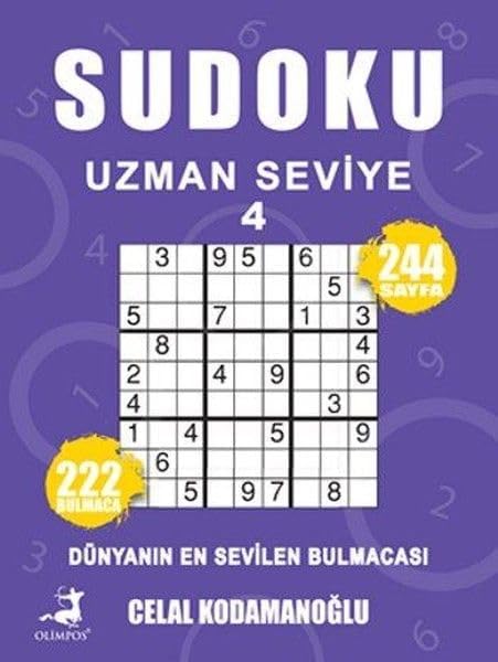 Sudoku Uzman Seviye 4: Dünyanın En Sevilen Bulmacası - 222 Bulmaca