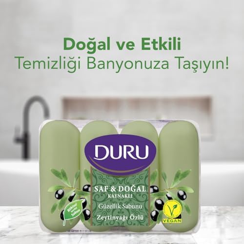 Saf&Dogal Zeytinyağlı Sabun, 70 Gramx4