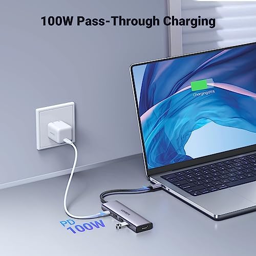 Type-C to 4K/60Hz HDMI 3*USB 3.0 100W PD Güç Girişi Çoklayıcı Hub Adaptör