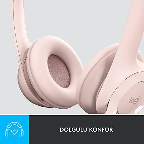 Alternative view of H390 Kablolu Kulak Üstü Mikrofonlu Kulaklık, Dijital Ses, Katlanabilir Gürültü Önleyici Mikrofon, Kablo Üzeri Denetimler, Pembe