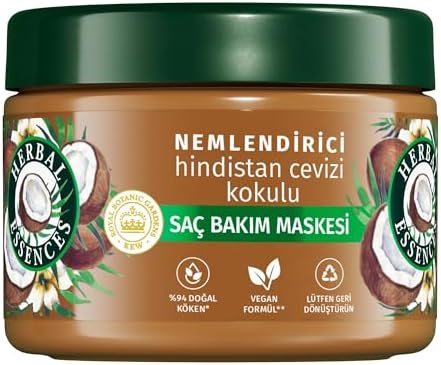 Herbal Essences Nemlendirici Hindistan Cevizi Kokulu Saç Bakım Maskesi 300ml
