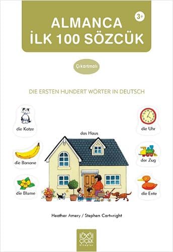 ALMANCA İLK YÜZ SÖZCÜK ÇIKARTMA KİTA.