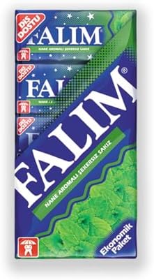 Falim Şekersiz Sakız Nane Aromalı 5'li 7 g x 20 Adet