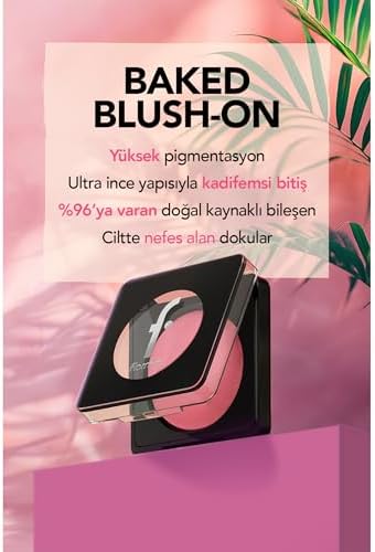 Baked Blush-On Yüksek Pigmentli & Doğal Işıltılı Fırınlanmış Allık