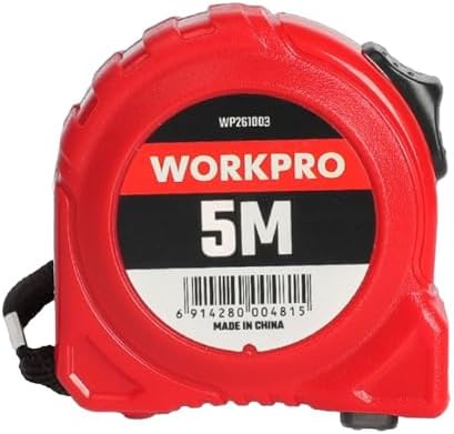 WP261003 5Mx19mm Beyaz Çelik Şerit Metre - Görsel 3