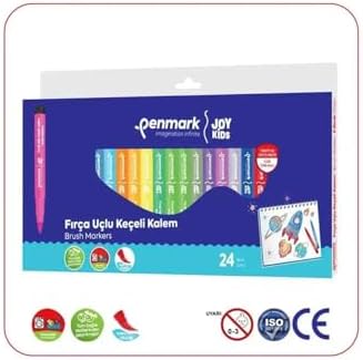 Alternative view of Penmark Süper Yikanabilir Brush Uçlu Keçeli Kalem 24'lü