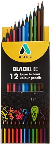 Blackline Boya Kalemi 12 Renk, Tam Boy