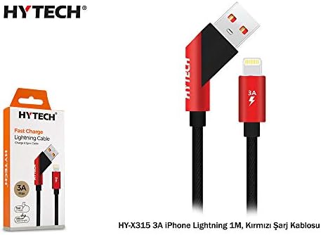 HY-X315 3A Lightning 1M, Kırmızı Şarj Kablosu