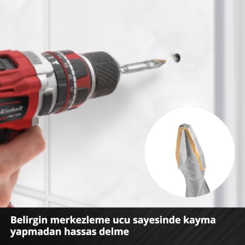 Orijinal XS-CASE 4 Parça Karbür Fayans Matkap Ucu Seti (Takım Çeliğinden Üretilmiştir, Özel Taşlanmış Karbür Plaka, Merkezleme Ucu, E 6.3 Sap, Saklama Kutusu Dahil) - 49051404 - Görsel 2