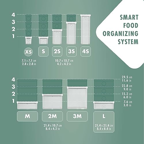 Fresh & Save Cube kutu, boyut M, modüler ve istiflenebilir saklama kabı, hava geçirmez ve vakumlanabilir saklama, bulaşık makinesinde yıkanabilir, şeffaf