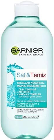 Skin Naturals Saf & Temiz Micellar Kusursuz Makyaj Temizleme Suyu (400 ml)