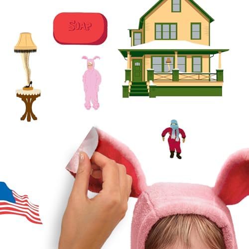 Alternative view of A Christmas Story Ralphie Bunny Suit Dev Duvar Çıkartmaları