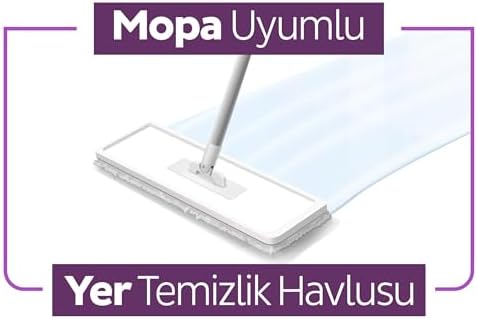 Alternative view of Easy Clean Orkide Bahçesi Mopa Uyumlu Yer Temizlik Havlusu&Mendili 20 Yaprak